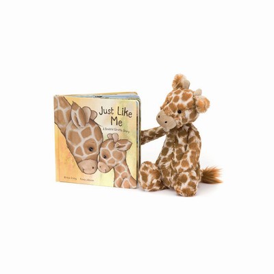 Jellycat Just Like Me and Bashful Giraffe Medium Australia | 348657ZQJ